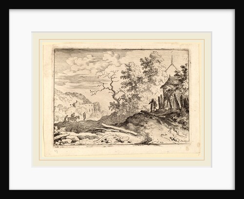 Hut with the Remains of a Hedge by Allart van Everdingen