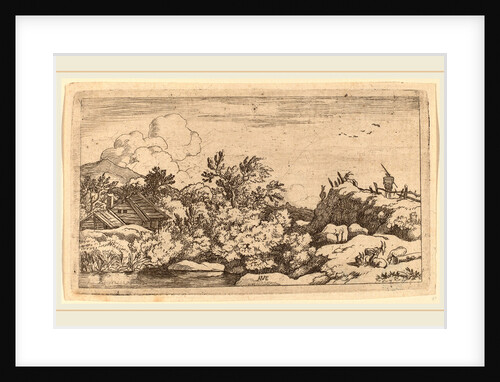 Goat Herd on a Hill by Allart van Everdingen