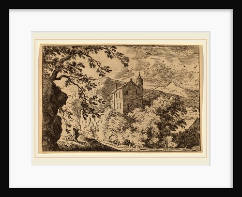 Large House with a Turret by Allart van Everdingen