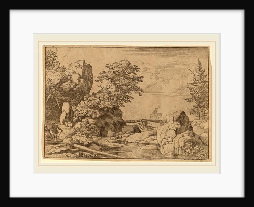 Horseman on a Bridge by Allart van Everdingen