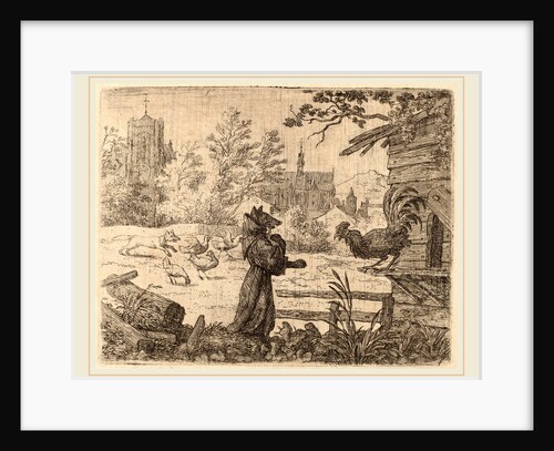 Reynard Disguised as a Monk by Allart van Everdingen