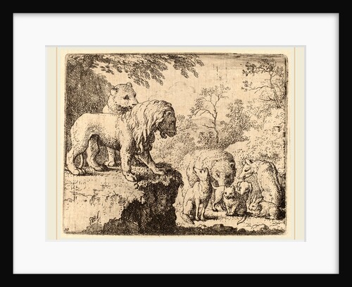 The Lion Pardons Reynard before the Other Animals by Allart van Everdingen