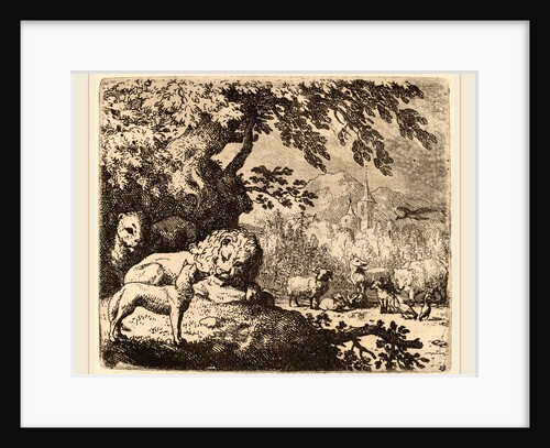 Reynard in Council with the Lion and Lioness by Allart van Everdingen