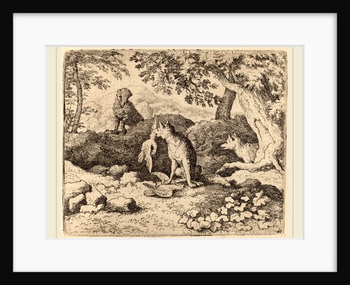 The Badger Goes to Warn Reynard by Allart van Everdingen