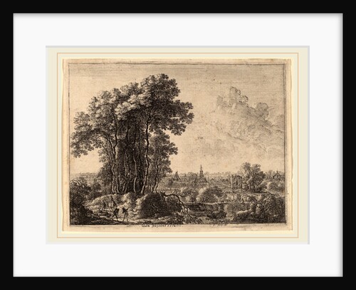 Landscape with Horseman and Three Travelers by Gilles Neyts