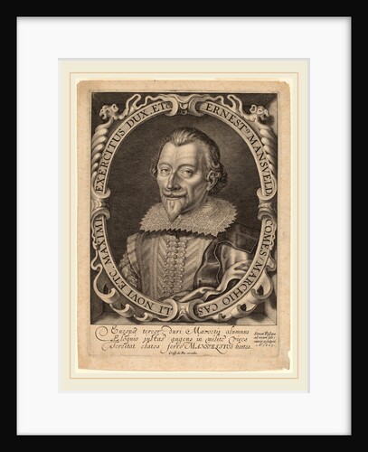 Count Ernest Mansfeld, 1623 by Simon de Passe