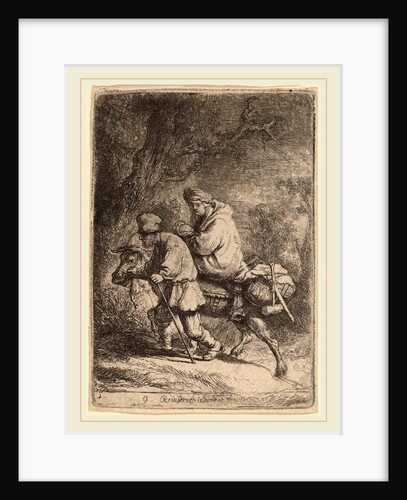 The Flight into Egypt: Small, 1633 by Rembrandt van Rijn