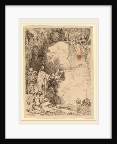 The Raising of Lazarus: Small Plate, 1642 by Rembrandt van Rijn