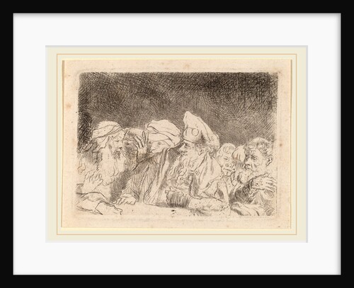 The Pharisees Debating, c. 1649 by Rembrandt van Rijn and William Baillie