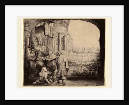 Peter and John Healing the Cripple at the Gate of the Temple, 1659 by Rembrandt van Rijn