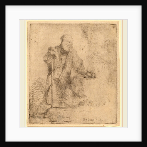 Saint Peter in Penitence, 1645 by Rembrandt van Rijn