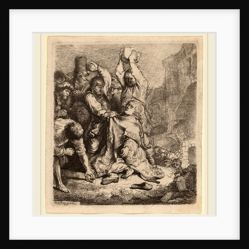 The Stoning of Saint Stephen, 1635 by Rembrandt van Rijn