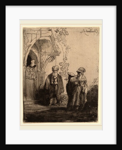 Three Oriental Figures, 1641 by Rembrandt van Rijn