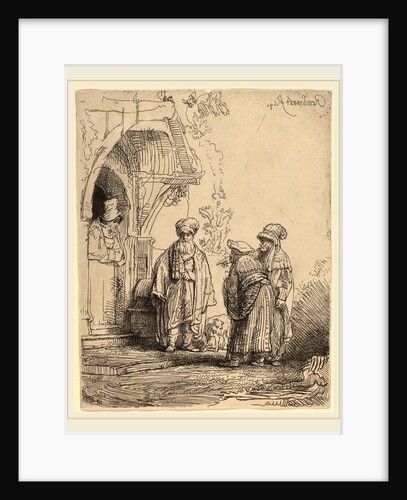 Three Oriental Figures, 1641 by Rembrandt van Rijn