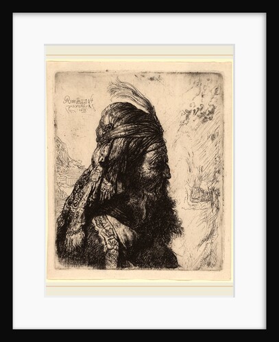 The Third Oriental Head, 1635 by Rembrandt van Rijn and Studio of Rembrandt van Rijn