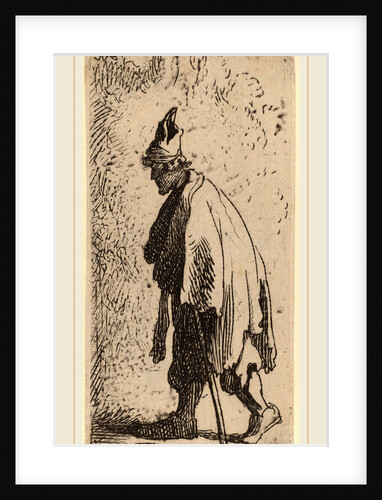 Beggar with a Stick, Walking to the Left, 1631 by Studio of Rembrandt van Rijn