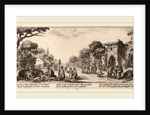 Dying Soldiers by the Roadside by Gerrit van Schagen