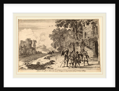 Abraham and the Three Angels by Herman van Swanevelt