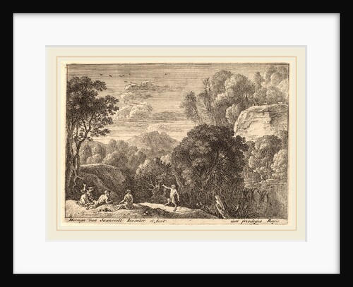 A Dancing Satyr by Herman van Swanevelt