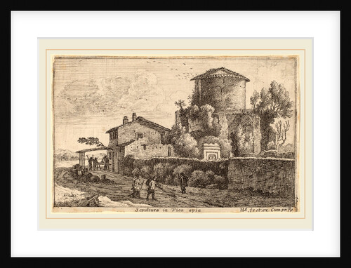 Tomb on the Via Appia by Herman van Swanevelt