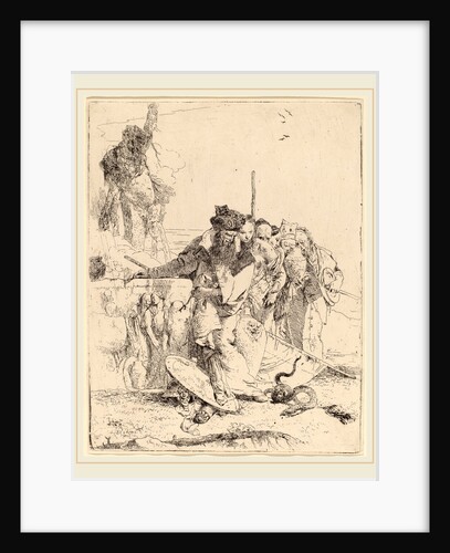 Magician and Others Regarding a Serpent by Giovanni Battista Tiepolo