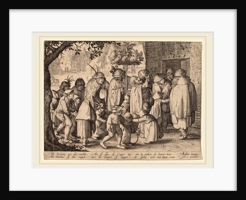 Procession of Feasting Lepers, 1608 by Claes Jansz Visscher
