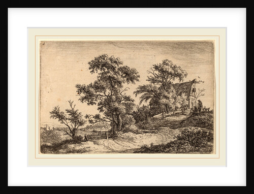Cottage on a Hill by Anthonie Waterloo