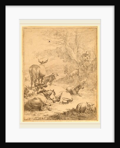 Resting Herd by Nicolaes Pietersz Berchem