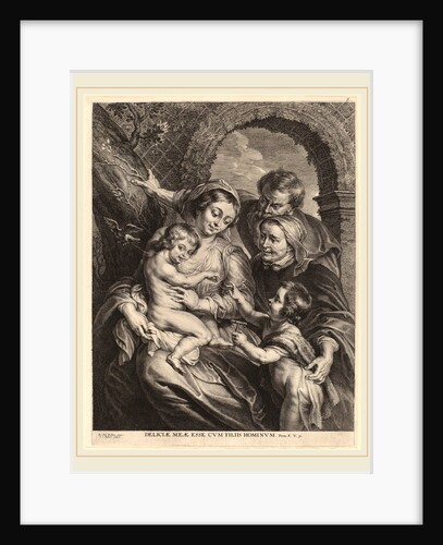 The Holy Family with the Goldfinch by Schelte Adams Bolswert