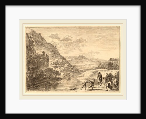 Fishermen at the Tiber, near the Soracte by Jan Both