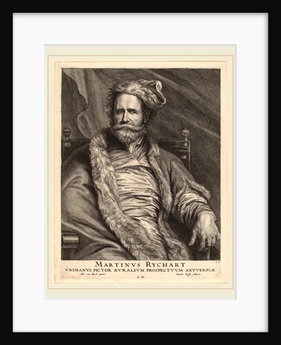 after Sir Anthony van Dyck, Martin Rijckaert by Jacobus Neeffs