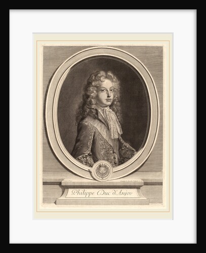 Philippe, Duke of Anjou by Gerard Edelinck