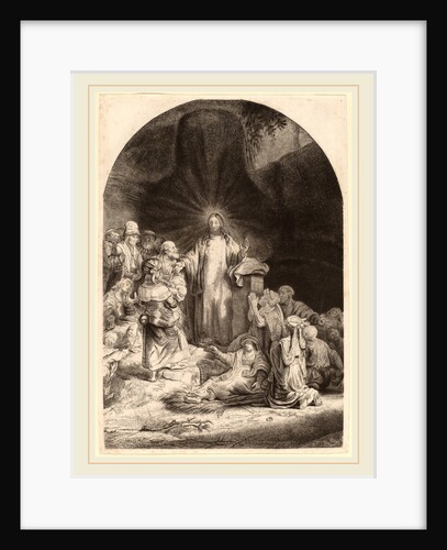 Christ Preaching and Healing, c. 1649 by Rembrandt van Rijn and William Baillie