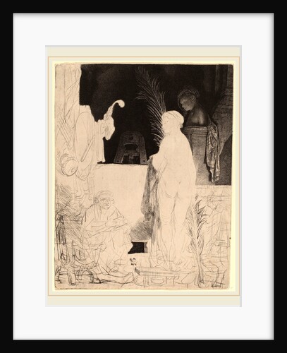 The Artist Drawing from the Model, c. 1639 by Rembrandt van Rijn