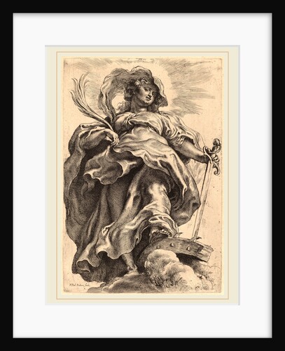 Saint Catherine in the Clouds by Sir Peter Paul Rubens