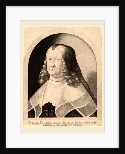 Amelia Elizabeth, Countess of Hesse, 1642 by Ludwig von Siegen