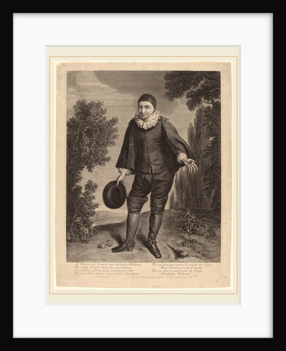 Raimond Poisson as Crispin by Gerard Edelinck