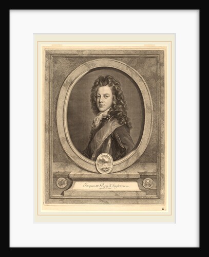 James III, Prince of Wales by Gerard Edelinck