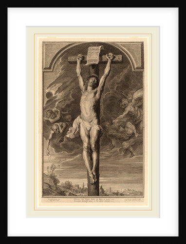 after Sir Peter Paul Rubens, Christ on the Cross, 1631 by Paulus Pontius