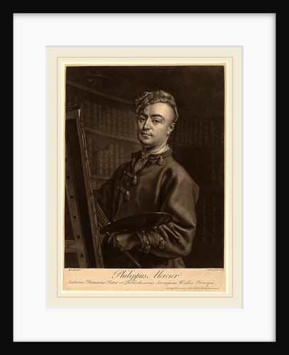 Philip Mercier, 1735 by John Faber II