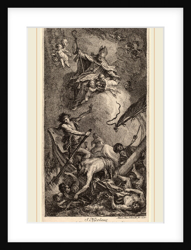 Saint Nicholas Rescuing Sailors, 1771 by Martin Johann Schmidt
