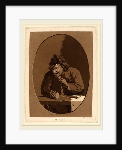 A Peasant Eating by Anton Spreng