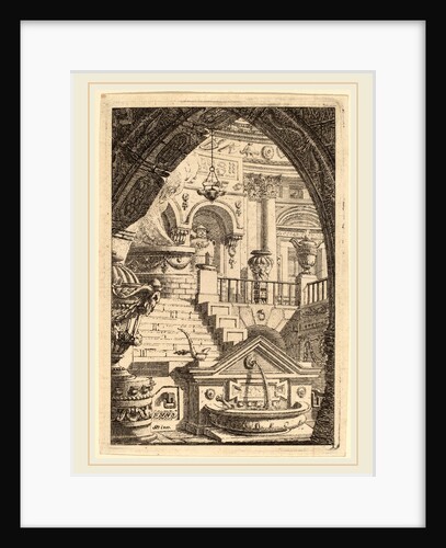 Fantasy of an Antique Temple by Carl Schütz