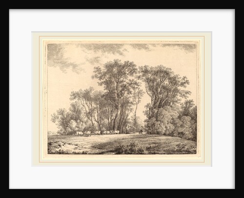 A Meadow with Cattle at the Edge of a Wood, c. 1790 by Martin von Molitor