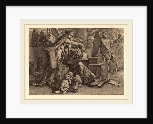 Young Man Inspired by Genius, 1810 by Carl Russ