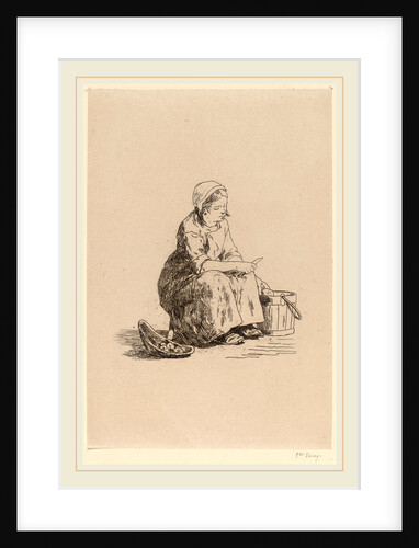 The Little Potato Peeler by Félicien Rops