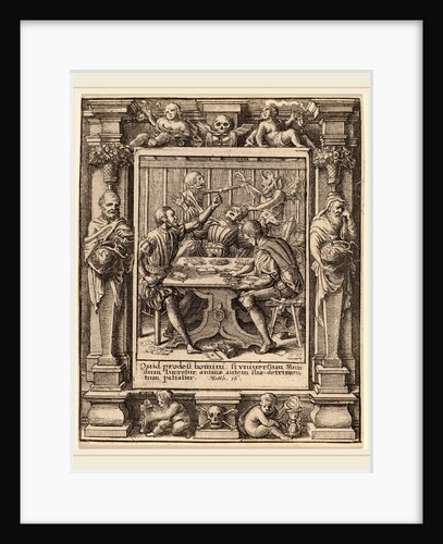 Gamesters, 1651 by Wenceslaus Hollar