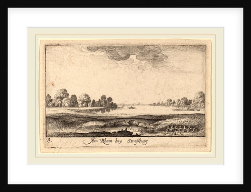 Strasbourg: The Toll House, 1635 by Wenceslaus Hollar