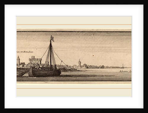 Rudesheim by Wenceslaus Hollar