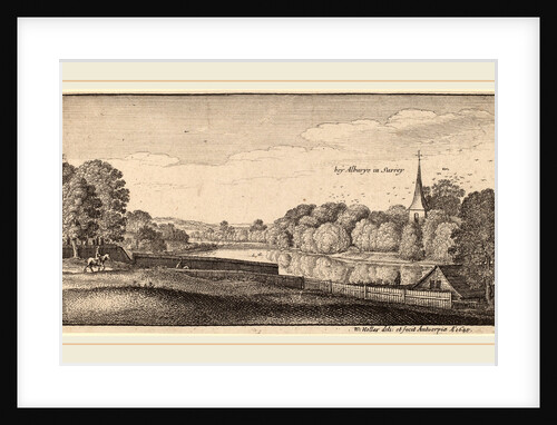 Near Albury, 1645 by Wenceslaus Hollar